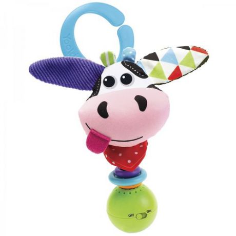 Музыкальная игрушка-погремушка "Коровка", 
Yookidoo