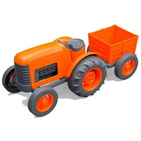 Трактор оранжевый, Green Toys