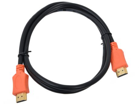 Кабель HDMI Gembird/Cablexpert, 1м, v1.4, 19M/19M, серия Light, черный, позол.разъемы,