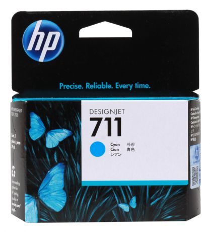 Картридж HP 711 с голубыми чернилами 29 мл  CZ130A