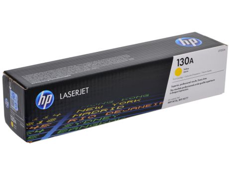 Картридж HP CF352A для LaserJet Pro M153/M176/M177. Жёлтый. 1000 страниц. 130A.