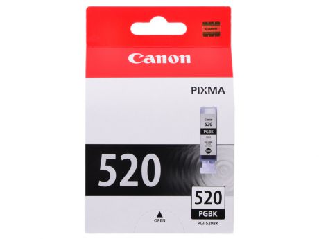 Картридж Canon PGI-520BK для iP3600/iP4600/MP190/MP260 /MP540/MP620/MP630/MP980. Чёрный. 330 страниц.