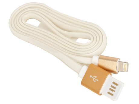 Кабель USB 2.0 Cablexpert, AM/Lightning 8P, 1м, золотой металлик