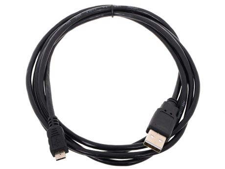 Кабель VCOM USB2.0 Am--)micro-B 5P, 1.8м , черный (VUS6945-1.8MO)