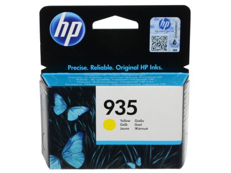 Картридж HP C2P22AE для МФУ HP Officejet Pro 6830 e-All-in-One(E3E02A), принтер HP Officejet Pro 6230 ePrinter E3E03A).  Жёлтый. 400 страниц. (HP 934)