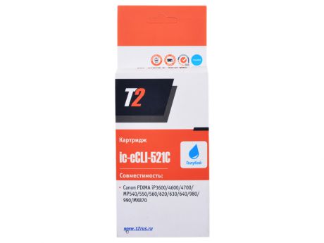 Картридж T2 IC-CCLI-521C Cyan (с чипом)