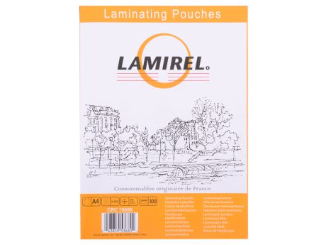 Пленка для ламинирования  Lamirel А4, 75мкм, 100 шт.