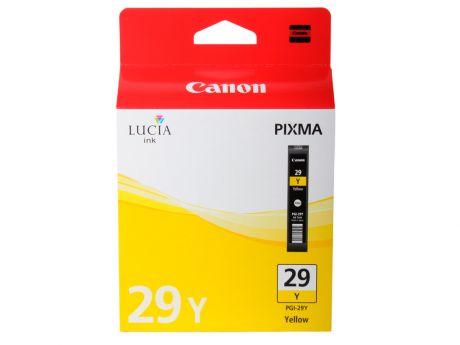Картридж Canon PGI-29Y для PRO-1. Жёлтый. 290 страниц.