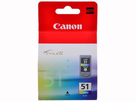 Картридж Canon CL-51 для PIXMA MP450/MP170/MP150/iP6220D/iP6210D/iP2200. Цветной. 545 страниц.