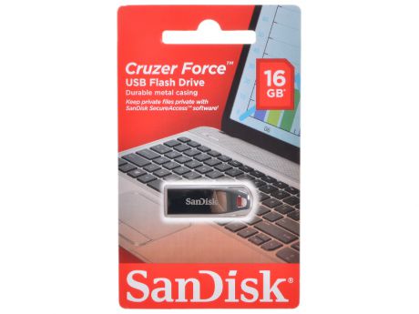 Внешний накопитель SanDisk Cruzer Force 16GB (SDCZ71-016G-B35)