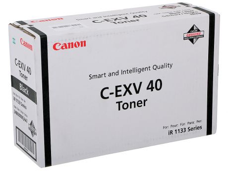 Тонер-картридж Canon C-EXV40 для  iR1133, iR1133A,  iR1133if. Черный. 6000 страниц.