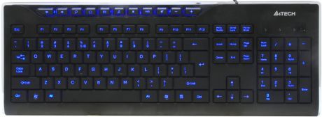 Клавиатура A4Tech KD-800L USB B(Черный) Кн:115+11 Подсветка