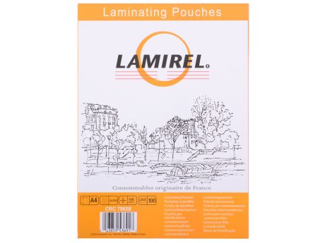 Пленка для ламинирования  Lamirel А4, 100мкм, 100 шт.