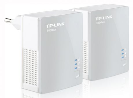 Адаптер TP-LINK TL-PA4010KIT AV500 Nano Powerline Ethernet Adapter, Ultra Compact Size, 500Mbps Powerline Datarate,  10/100Mbps Fast Ethernet