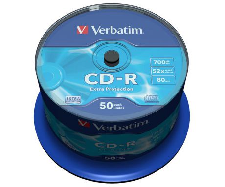 CD-R Verbatim 700Mb 52x 50шт Cake Box