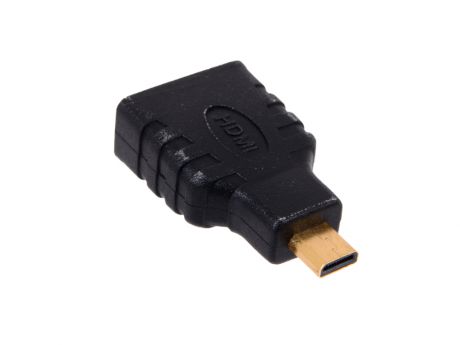 Кабель microHDMI/HDMI Gembird A-HDMI-FD, 19F/19M, золотые разъемы, пакет