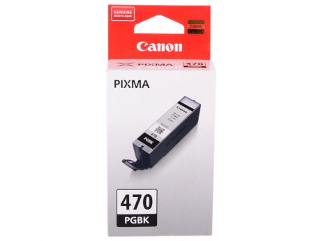 Картридж Canon PGI-470 PGBK для MG5740, MG6840, MG7740. Чёрный. 300 страниц.