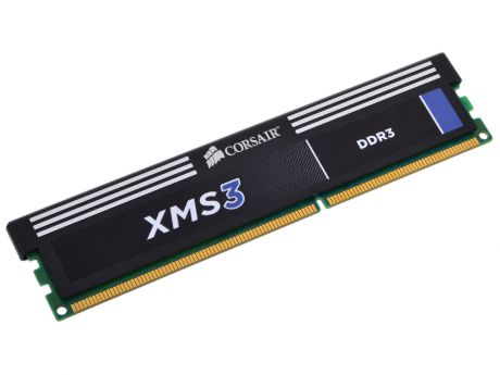 Оперативная память Corsair XMS3 DDR3 4Gb, PC12800, DIMM, 1600MHz (CMX4GX3M1A1600C11) with Classic Heat Spreader