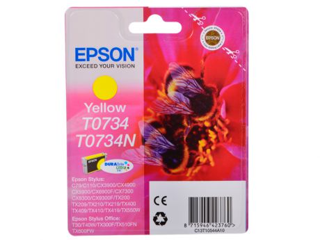 Картридж Epson Original T07344A (T10544A10) желтый для С79/СХ3900/4900/5900/7300