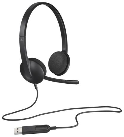 (981-000475) Гарнитура Logitech Headset H340 USB