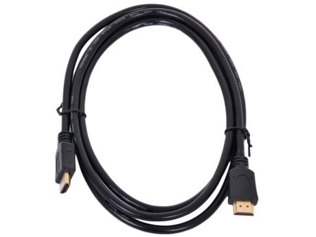Кабель HDMI Gembird/Cablexpert 1.8м, v1.4, 19M/19M, черный, позол.разъемы, экран, пакет