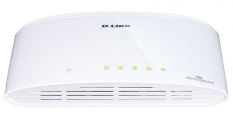 Коммутатор D-Link DGS-1005D/I2A Неуправляемый коммутатор с 5 портами 10/100/1000Base-T и функцией энергосбережения
