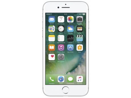 Смартфон Apple iPhone 7 128Gb серебристый (MN932RU/A) 4.7" (750x1334) iOS 10 12Mpix WiFi BT
