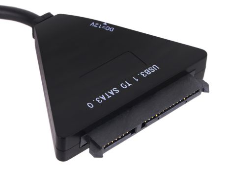 ORIENT UHD-520, Адаптер USB 3.1 to SATA 3.0 SSD,HDD 2.5"/3.5" (ASM1351, SATA 6Gb/s, USB3.1 SuperSpeed 10Gb/s), гнездо доп.питания 12В, кабель подключе