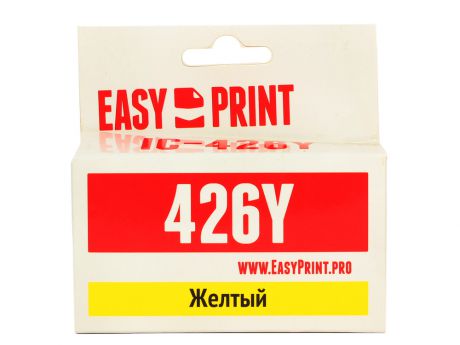 Картридж EasyPrint IC-CLI426Y для Canon PIXMA iP4840/MG5140/MG6140/MX884. Желтый. с чипом