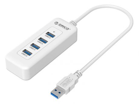 Концентратор USB Orico U3R1H4 (белый) USB 3.0 x 4