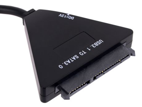 ORIENT UHD-521, Адаптер USB 3.1 to SATA 3.0 SSD,HDD 2.5"/3.5" (ASM1351, SATA 6Gb/s, USB3.1 SuperSpeed 10Gb/s), гнездо доп.питания 12В, кабель подключе