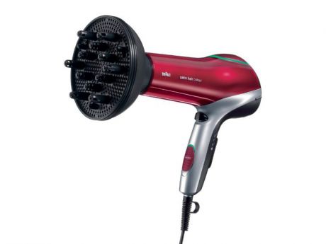 Фен Braun HD 770 Satin Hair 2000Вт красный