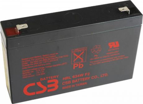 Батарея CSB HRL634W F2 6V/9AH
