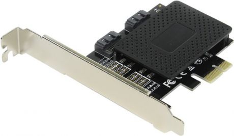 Контроллер ORIENT A1061SL, PCI-E v2.0 SATA 3.0 6 Gb/s, 2int port, поддержка HDD до 6TB, ASM1061 chipset, oem