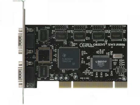 Контроллер Orient XWT-PS056, PCI --) 6xCOM, Moschip 9865, ret
