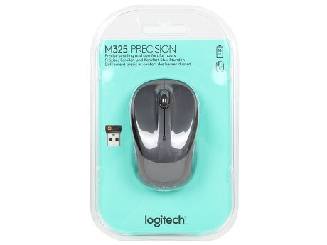 Мышь (910-002142) Logitech Wireless Mouse M325  Dark Silver