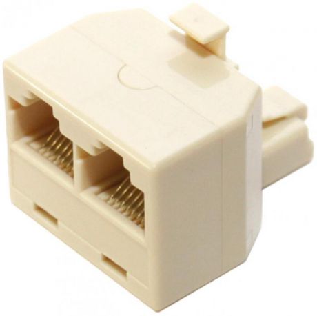 Адаптер проходной RJ-45 8P8C M/2F 5bites LY-US024