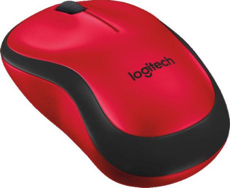 Мышь (910-004880) Logitech Wireless Mouse M220 SILENT Red