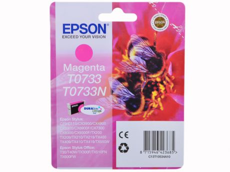 Картридж Epson Original T07334A (T10534A10) пурпурный для С79/СХ3900/4900/5900/7300