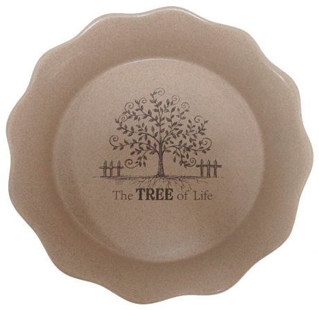 Terracotta Круглое блюдо для выпечки дерево жизни