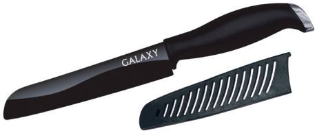Galaxy Galaxy gl 9050133 нож 15см с керамическим черным зеркальным лезвием (в блистере)