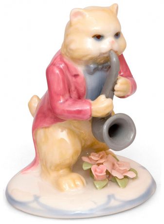 Pavone Cms-48/ 3 фигурка "кот с саксофоном" (pavone)