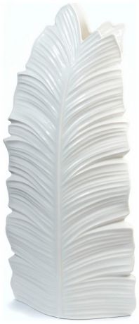 Homereligion Ваза декоративная, белое перо, 59 см
