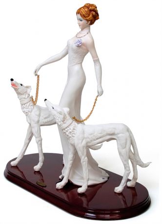 Euro Artista Ga-22 статуэтка "дама с собаками"