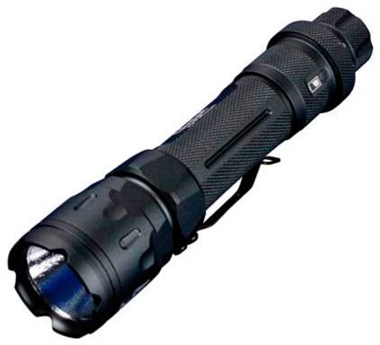Uniel Ручной светодиодный фонарь uniel (03813) от батареек 152х32 235 лм p-ml075-pb black