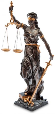 Veronese Ws-653 статуэтка 'фемида - богиня правосудия'