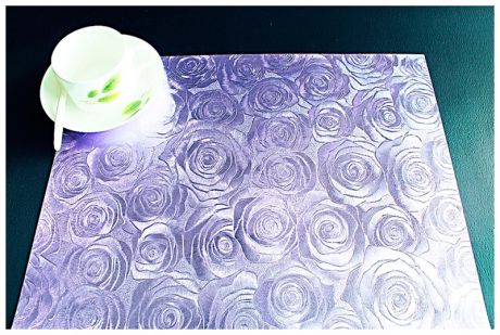 Dasch Салфетка роза фиолет, 30*40см (10 шт.)