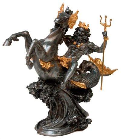 Veronese Ws- 03 статуэтка "посейдон - бог морей"