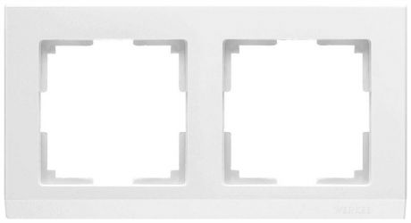 Werkel Рамка stark на 2 поста белый wl04-frame-02-white 4690389047114