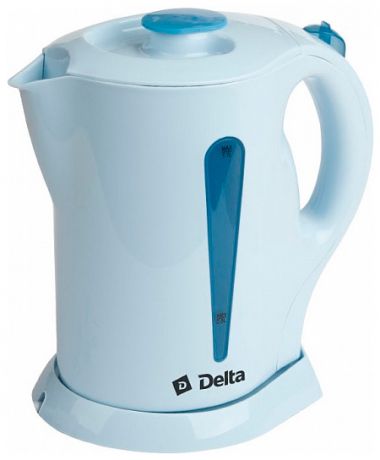 Delta Чайник электрический 1,7л delta dl-1301 голубой (р)